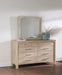 Solano 9-drawer Bedroom Dresser with Mirror Weathered Mango