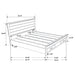 Woodmont Eastern King Storage Bed Rustic Golden Brown