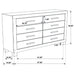 Woodmont 4-piece California King Bedroom Set Golden Brown