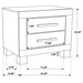 Woodmont 4-piece California King Bedroom Set Golden Brown