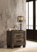 Woodmont 2-drawer Nightstand Rustic Golden Brown