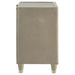 Lorient 2-drawer LED Nightstand with USB Ivory and Camel
