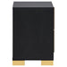 Marceline 2-drawer Nightstand Black