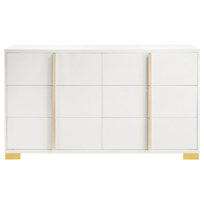 Marceline 4-piece Eastern King Bedroom Set White