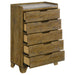 Henderson 5-drawer Bedroom Chest of Drawers Medium Oak