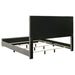 Ines 56-inch Fabric Upholstered Eastern King Panel Bed Grey