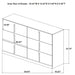 Ines 4-piece Queen Bedroom Set Grey and White High Gloss