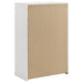 Ines 5-piece Queen Bedroom Set Grey and White High Gloss
