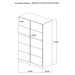 Ines 5-piece Eastern King Bedroom Set Navy and White High Gloss