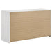 Ines 4-piece Queen Bedroom Set Navy and White High Gloss