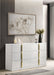 Ines 6-drawer Bedroom Dresser Cabinet White High Gloss