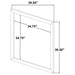 Ines Dresser Mirror White High Gloss