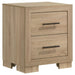 Arielle 5-piece Eastern King Bedroom Set Light Oak