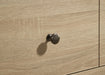 Arielle 6-drawer Bedroom Dresser with Mirror Light Oak