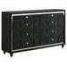 Lorient 4-piece Eastern King Bedroom Set Black