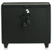 Lorient 2-drawer LED Nightstand with USB Black