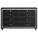 Lorient 8-drawer LED Bedroom Dresser Cabinet Black