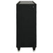 Lorient 8-drawer LED Bedroom Flame Box Dresser Black