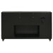 Lorient 8-drawer LED Bedroom Flame Box Dresser Black