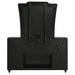 Lorient 8-drawer LED Flame Box Dresser and Mirror Black