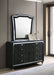 Lorient 8-drawer LED Dresser with Mirror Black