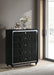 Lorient 5-drawer LED Chest of Drawers Black