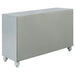 Gunnison 5-piece California King Bedroom Set Silver Metallic