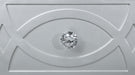 Gunnison 2-drawer Nightstand Silver Metallic