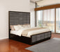 Durango 77-inch Eastern King Panel Bed Smoked Peppercorn