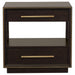Durango 2-drawer Nightstand Smoked Peppercorn