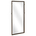 Durango 80-inch Standing Floor Mirror Smoked Peppercorn