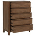 Maderia 5-drawer Chest of Drawers Walnut