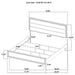 Wright 5-piece Eastern King Bedroom Set Brown Oak