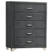 Melody 4-piece Eastern King Bedroom Set Grey
