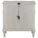 Evangeline 3-drawer Nightstand Silver Oak