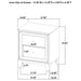 Welsley 4-piece Eastern King Bedroom Set Walnut