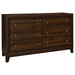 Welsley 4-piece California King Bedroom Set Walnut