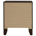 Welsley 2-drawer Nightstand Bedside Table Walnut