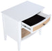 Bexhill 1-drawer Nightstand Bedside Table White