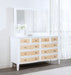 Bexhill 10-drawer Dresser and Mirror White