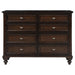 Andover 4-piece Eastern King Bedroom Set Dark Oak