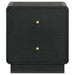Cavelle 2-drawer Nightstand Bedside Table Black