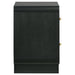 Cavelle 2-drawer Nightstand Bedside Table Black