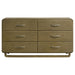Amsbury 6-drawer Dresser Cabinet Nutmeg
