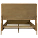 Arini Rattan California King Panel Bed Sand Wash and Natural