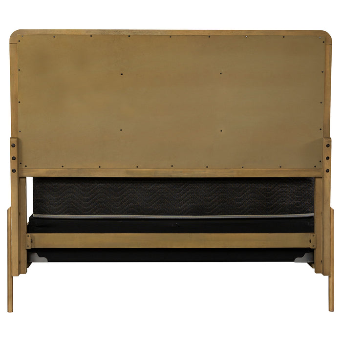 Arini 56-inch Eastern King Panel Bed Cream and Sand Wash