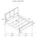 Arini 5-piece Eastern King Bedroom Set Cream and Sand Wash