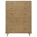Arini 5-piece Eastern King Bedroom Set Cream and Sand Wash
