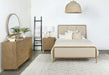 Arini 4-piece California King Bedroom Set Cream and Sand Wash
