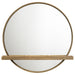 Arini 2-piece Makeup Vanity Table and Mirror Set Sand Wash